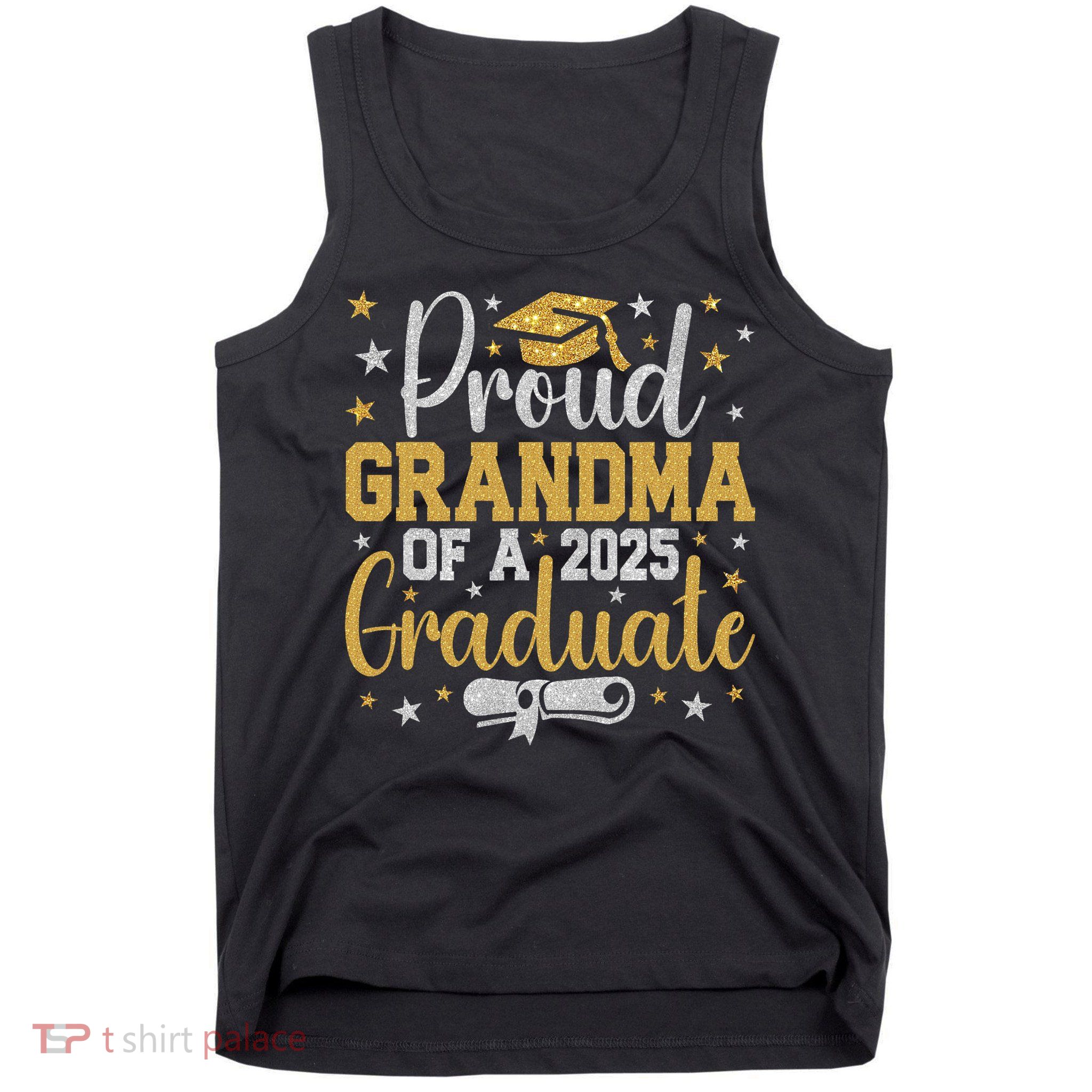 Proud Grandma Of A Class Of 2025 Graduate Graduation Nana Tank Top