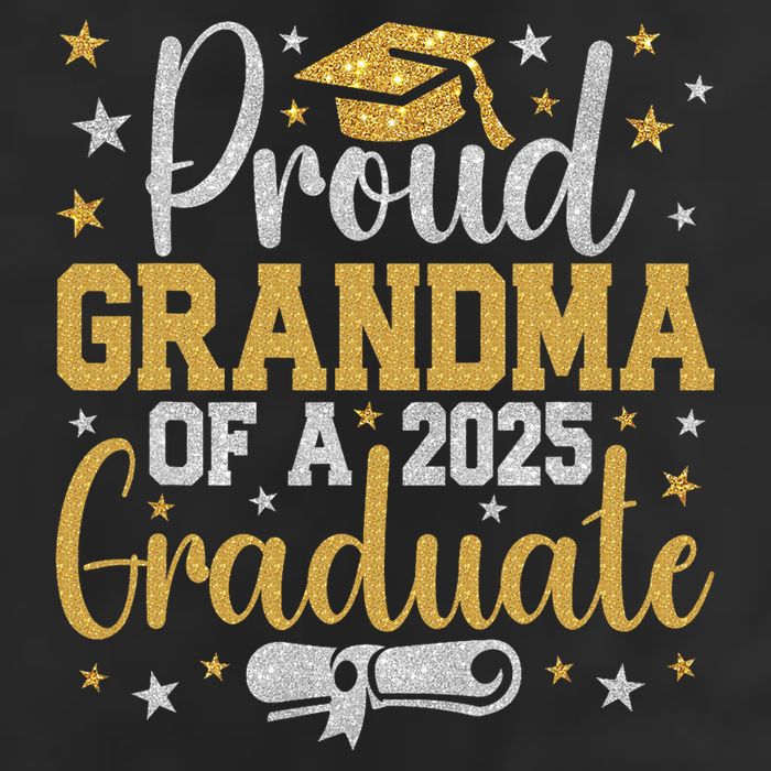 Proud Grandma Of A Class Of 2025 Graduate Graduation Nana Golf Towel