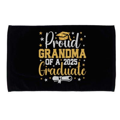 Proud Grandma Of A Class Of 2025 Graduate Graduation Nana Microfiber Hand Towel
