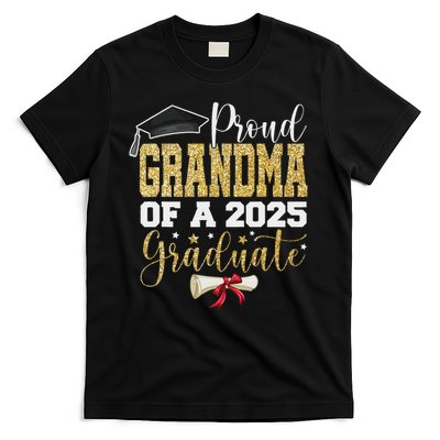 Proud Grandma Of A 2025 Graduate Senior 2025 Graduation T-Shirt