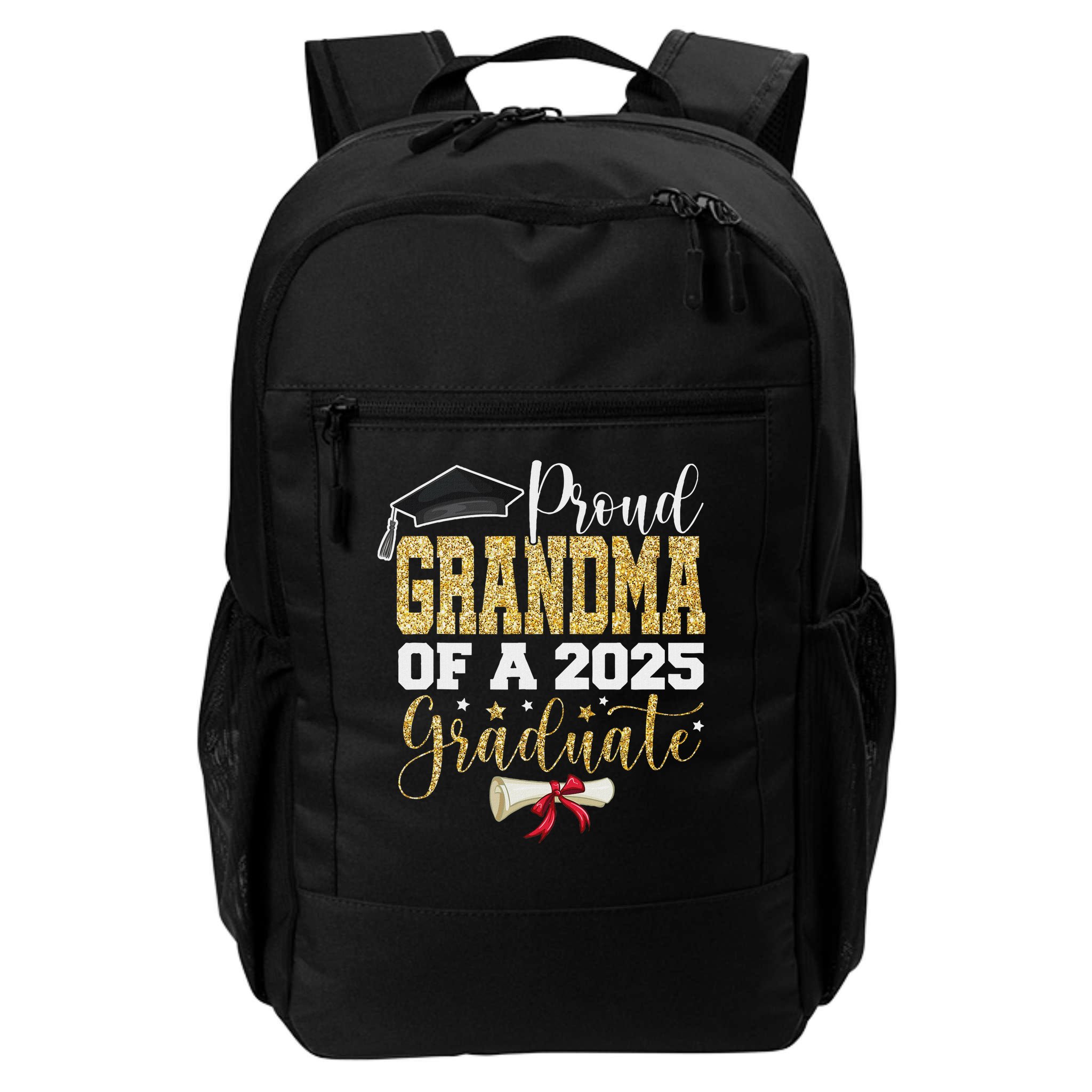 Proud Grandma Of A 2025 Graduate Senior 2025 Graduation Backpack