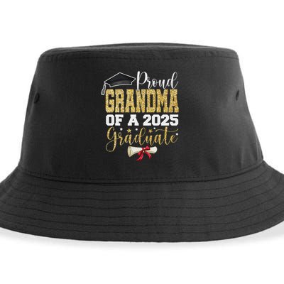 Proud Grandma Of A 2025 Graduate Senior 2025 Graduation Sustainable Bucket Hat