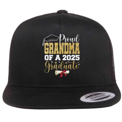 Proud Grandma Of A 2025 Graduate Senior 2025 Graduation Flatbill Hat