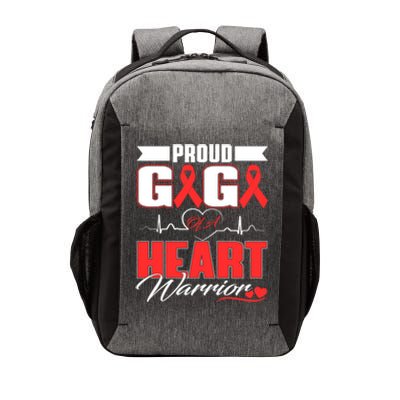 Proud Gigi Of A Heart Warrior Heart Disease Awareness Month Cool Gift Vector Backpack