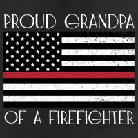Proud Grandpa Of A Firefighter Thin Red Line American Flag Cute Gift Adult Drive Performance Visor