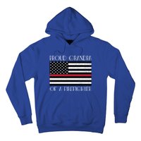 Proud Grandpa Of A Firefighter Thin Red Line American Flag Cute Gift Hoodie