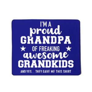 Proud Grandpa Of Awesome Grand Cool Gift Mousepad