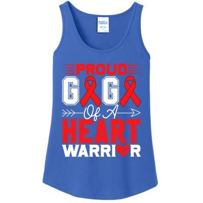 Proud Gigi Of A Heart Warrior Heart Disease Awareness Month Gift Ladies Essential Tank