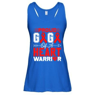 Proud Gigi Of A Heart Warrior Heart Disease Awareness Month Gift Ladies Essential Flowy Tank