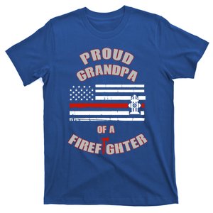 Proud Grandpa Of A Volunteer Firefighter Gift T-Shirt