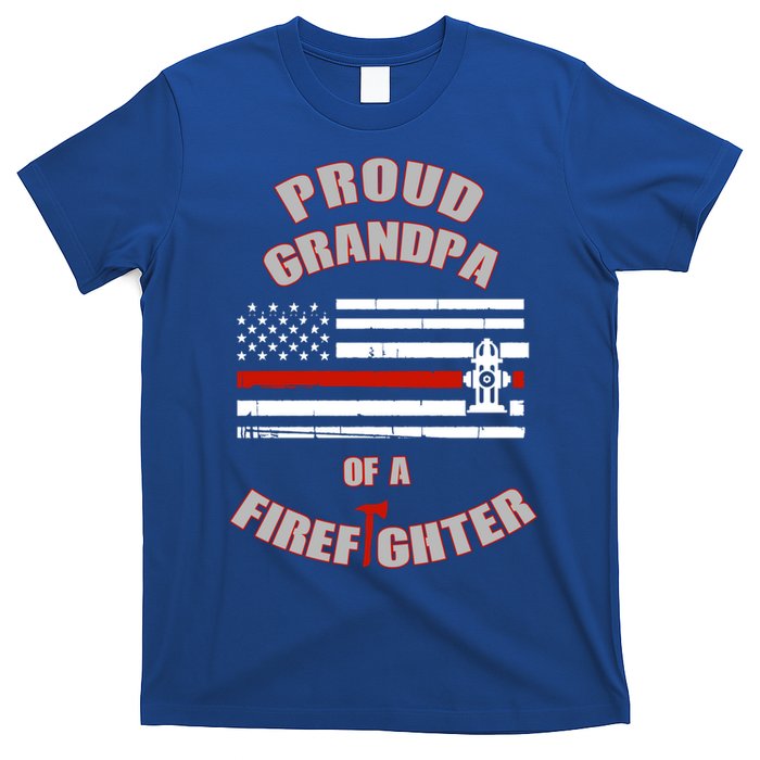 Proud Grandpa Of A Volunteer Firefighter Gift T-Shirt