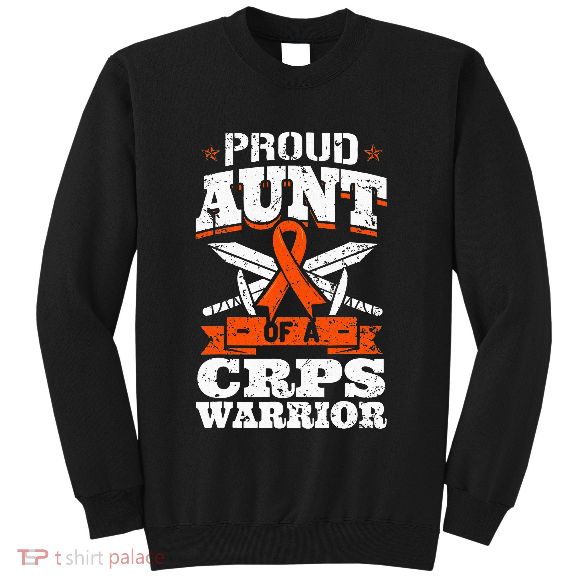 Proud Grandpa Of An Ewings Sarcoma Warrior Awareness Ribbon Sweatshirt