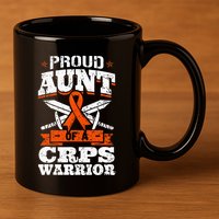Proud Grandpa Of An Ewings Sarcoma Warrior Awareness Ribbon 11oz C Handle Ceramic Mug
