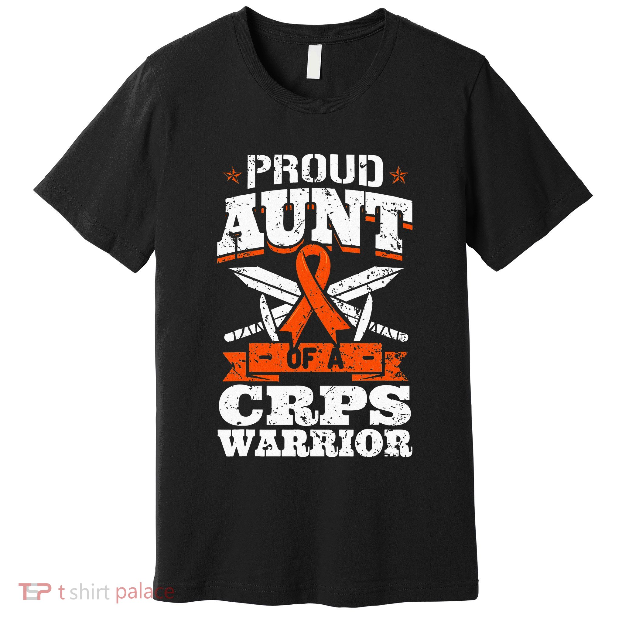 Proud Grandpa Of An Ewings Sarcoma Warrior Awareness Ribbon Premium T-Shirt