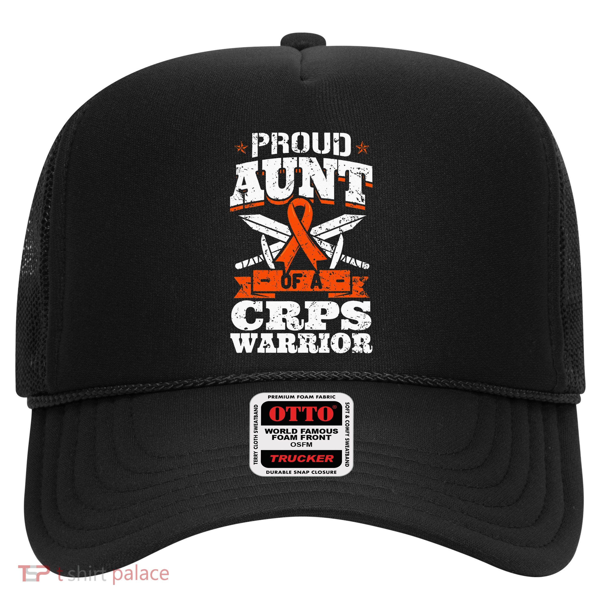 Proud Grandpa Of An Ewings Sarcoma Warrior Awareness Ribbon Trucker Hat