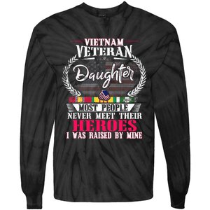 Proud Grandson Of A Vietnam Veteran Tie-Dye Long Sleeve Shirt