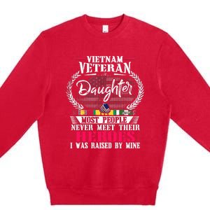 Proud Grandson Of A Vietnam Veteran Premium Crewneck Sweatshirt