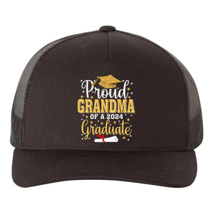 Proud Grandma Of A 2024 Graduate For Family Graduation Yupoong Adult 5-Panel Trucker Hat