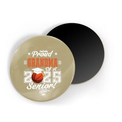 Proud Grandma Of A 2025 Senior Graduate Basketball Gift Magnet