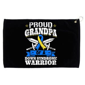 Proud Grandpa Of A Down Syndrome Warrior Downs Granddad Grommeted Golf Towel