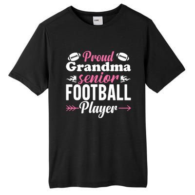 Proud Grandma Of A Senior Football Player Tall Fusion ChromaSoft Performance T-Shirt