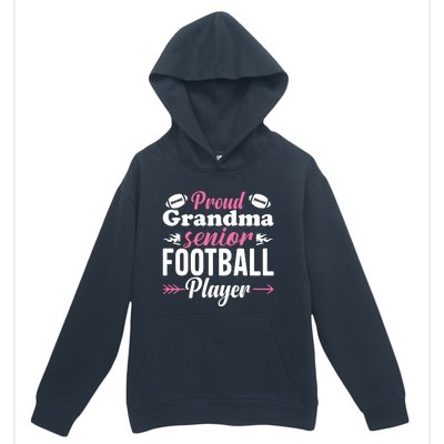 Proud Grandma Of A Senior Football Player Urban Pullover Hoodie