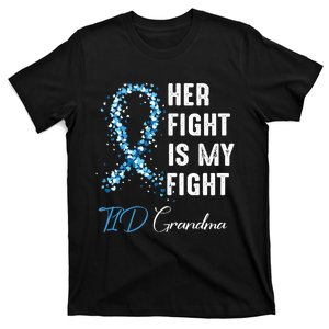 Proud Grandma Of A T1D Warrior Diabetic Diabetes Awareness T-Shirt