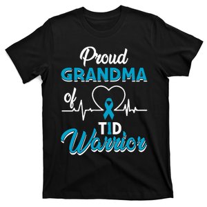 Proud Grandma Of A T1D Warrior Diabetic Diabetes Awareness T-Shirt