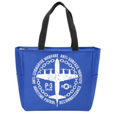 Pgreat Gift3 Orion Antigreat Funny Giftubmarine Warfare Naval Patrol Aircraft Gi Zip Tote Bag