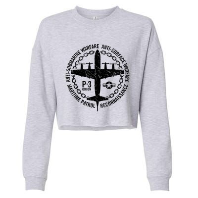 Pgreat Gift3 Orion Antigreat Funny Giftubmarine Warfare Naval Patrol Aircraft Gi Cropped Pullover Crew