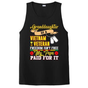 Proud Granddaughter Of Vietnam Veteran Freedom Isn't Free PosiCharge Competitor Tank