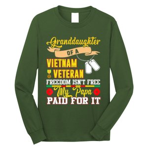 Proud Granddaughter Of Vietnam Veteran Freedom Isn't Free Long Sleeve Shirt