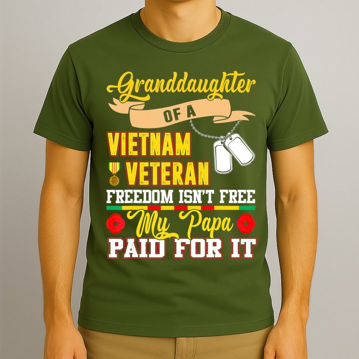 Proud Granddaughter Of Vietnam Veteran Freedom Isn't Free T-Shirt