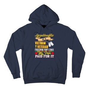 Proud Granddaughter Of Vietnam Veteran Freedom Isn't Free Hoodie