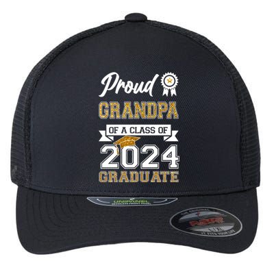 Proud Grandpa Of The Class Of 2024 Graduate Flexfit Unipanel Trucker Cap