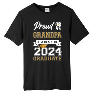 Proud Grandpa Of The Class Of 2024 Graduate Tall Fusion ChromaSoft Performance T-Shirt