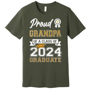 Proud Grandpa Of The Class Of 2024 Graduate Premium T-Shirt