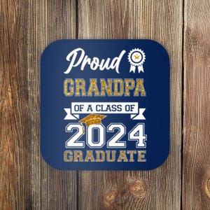 Proud Grandpa Of The Class Of 2024 Graduate Coaster