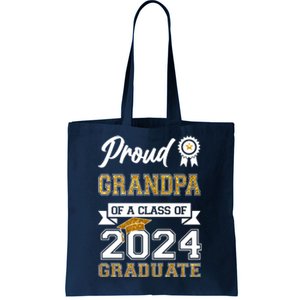 Proud Grandpa Of The Class Of 2024 Graduate Tote Bag