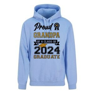 Proud Grandpa Of The Class Of 2024 Graduate Unisex Surf Hoodie