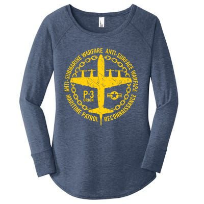 Pcute Gift3 Orion Anticute Giftsubmarine Warfare Naval Patrol Aircraft Gift Women's Perfect Tri Tunic Long Sleeve Shirt