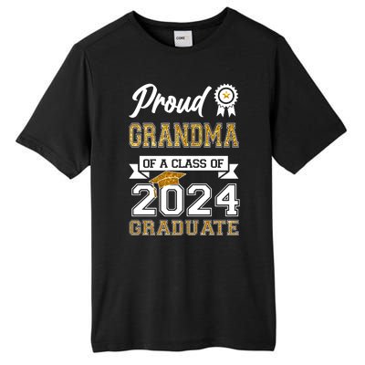 Proud Grandma Of The Class Of 2024 Graduate Tall Fusion ChromaSoft Performance T-Shirt