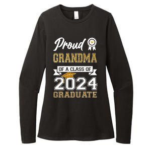 Proud Grandma Of The Class Of 2024 Graduate Womens CVC Long Sleeve Shirt