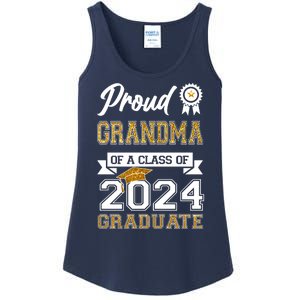 Proud Grandma Of The Class Of 2024 Graduate Ladies Essential Tank