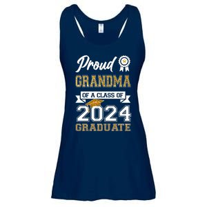 Proud Grandma Of The Class Of 2024 Graduate Ladies Essential Flowy Tank