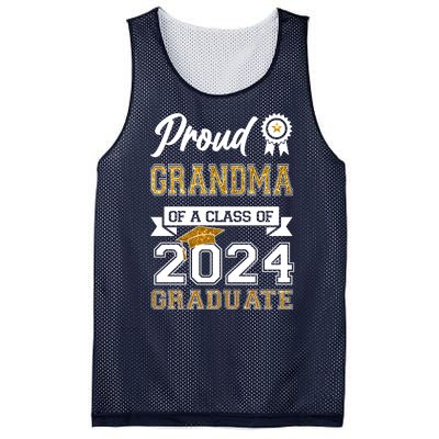 Proud Grandma Of The Class Of 2024 Graduate Mesh Reversible Basketball Jersey Tank