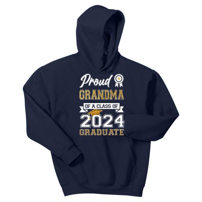 Proud Grandma Of The Class Of 2024 Graduate Kids Hoodie