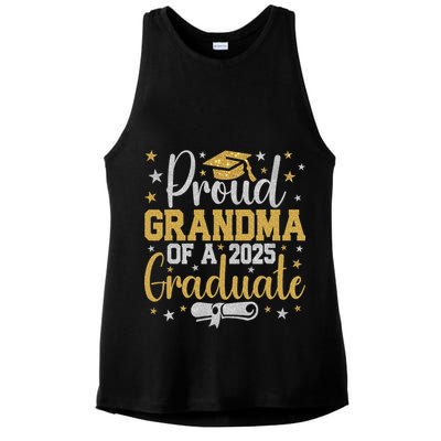 Proud Grandma Of A Class Of 2025 Graduate Graduation Nana Ladies PosiCharge Tri-Blend Wicking Tank