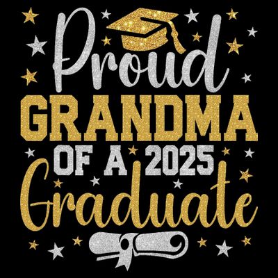 Proud Grandma Of A Class Of 2025 Graduate Graduation Nana T-Shirt