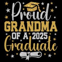 Proud Grandma Of A Class Of 2025 Graduate Graduation Nana Sustainable Bucket Hat
